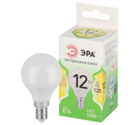 Лампа светодиодная GREEN LINE P45-12W-830-E14 GL 12Вт шар 3000К свет тепл. E14 Эра Б0067042