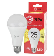 Лампа светодиодная RED LINE LED A65-25W-827-E27 R 25Вт A65 груша 2700К тепл. бел. E27 Эра Б0048009