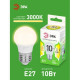 Лампа светодиодная GREEN LINE P45-10W-830-E27 GL 10Вт шар 3000К свет тепл. E27 Эра Б0066977