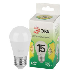 Лампа светодиодная GREEN LINE P45-15W-830-E27 GL 15Вт шар 3000К свет тепл. E27 Эра Б0067038