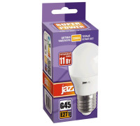 Лампа светодиодная PLED-SP 11Вт G45 3000К E27 230В/50Гц JazzWay 5019331