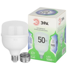 Лампа светодиодная GREEN LINE POWER T100-50W-865-E27/E40 GL 50Вт колокол 6500К свет холод. E27/E40 Эра Б0067036