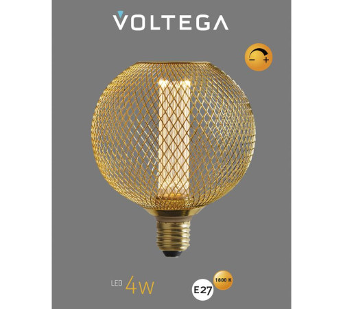 Лампа светодиодная Loft Led DP82293 4Вт 1800К E27 DIM Voltega 8566