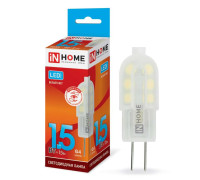 Лампа светодиодная LED-JC-VC 1.5Вт капсульная 4000К нейтр. бел. G4 95лм 12В IN HOME 4690612019758