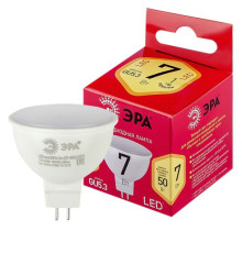 Лампа светодиодная RED LINE LED MR16-7W-827-GU5.3 R 7Вт MR16 софит 2700К тепл. бел. GU5.3 Эра Б0050231