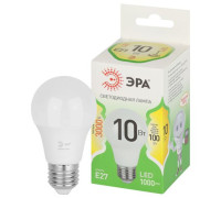 Лампа светодиодная GREEN LINE A60-10W-830-E27 GL 10Вт груша 3000К свет тепл. E27 Эра Б0067118