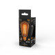 Лампа светодиодная филаментная Black Filament 8Вт ST64 золотая 2400К тепл. бел. E27 740лм GAUSS 157802008