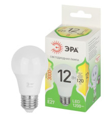 Лампа светодиодная GREEN LINE A60-12W-830-E27 GL 12Вт груша 3000К свет тепл. E27 Эра Б0067110