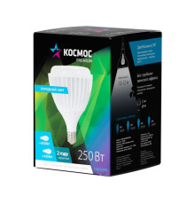 Лампа светодиодная KOSMOS premium HW LED 250Вт 6500К E40 220В КОСМОС KHWLED250WE4065