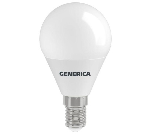 Лампа светодиодная G45 12Вт шар 6500К E14 230В GENERICA LL-G45-12-230-65-E14-G