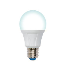 Лампа светодиодная LED-A60 12W/4000K/E27 /FR/DIM PLP01WH Яркая 12Вт матовая 4000К нейтр. бел. E27 диммир. (упак. картон) Uniel UL-00004289