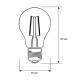 Лампа светодиодная филаментная LED20-A60-FL/845/E27 20Вт 220В Camelion 13719