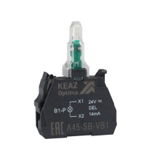 Блок световой OptiSignal D22 A45-SB-VB4 красн. 24 В AC/DC с защитой от наводок ZBVB4 КЭАЗ 362246