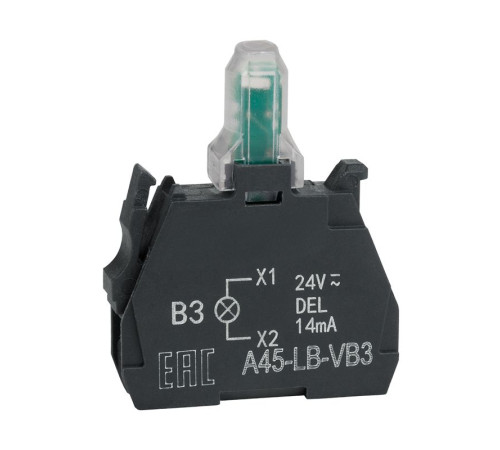 Блок световой OptiSignal D22 A45-LB-VM3 зел. 230-240VAC ZBVM3 КЭАЗ 332208