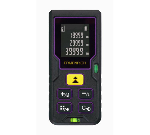 Рулетка лазерная Reel PLUS GD40 фиолет. Ermenrich 84643