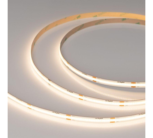 Лента светодиодная COB-X480-8mm 24V Warm3000 8Вт/м IP20 CSP (уп.5м) Arlight 039059