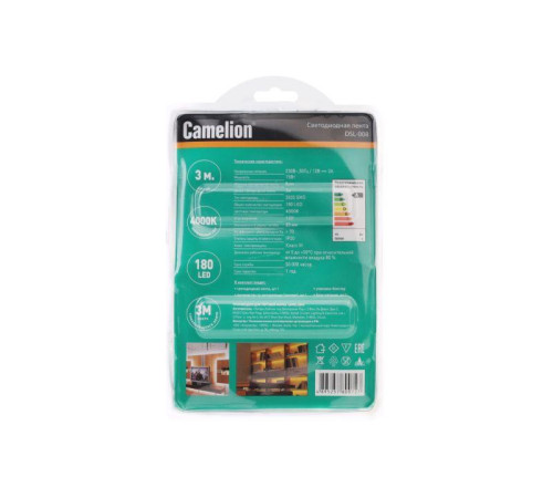 Лента светодиодная DSL-008 2835-60D IP20 4000К (уп.3м) Camelion 15694