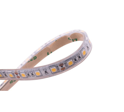 Лента светодиодная стандарт 5050 60LED/м 14.4Вт/м тепл. бел. 12В IP68 со скотчем 3М (уп.5м) SWG Standard 00-00009269
