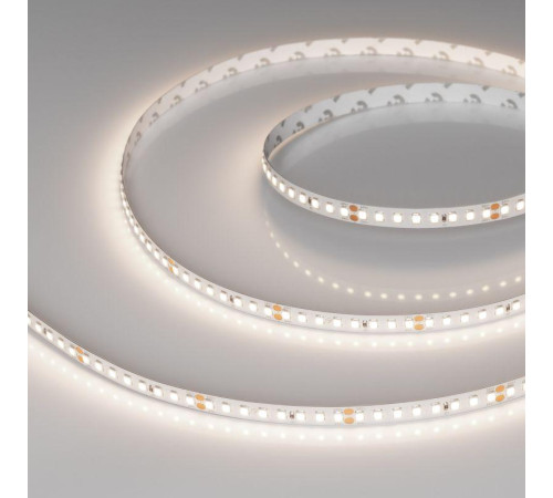 Лента светодиодная RT-A160-8mm 24V Day 4000К 12Вт/м IP20 2835 высок. эффект. 150лм/Вт (уп.5м) Arlight 024537(2)