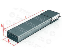 Короб прямой СП 100х100 L2000 1.2мм УТ1.5 КЭМЗ 381 101024 54