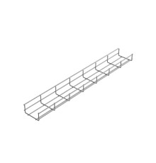 Лоток проволочный 500х60 L3000 сталь 4мм PL60-500-3000 оцинк. КМ LO0665
