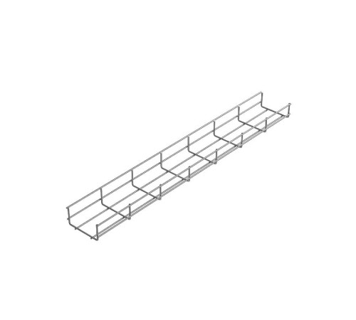 Лоток проволочный 500х60 L3000 сталь 4мм PL60-500-3000 оцинк. КМ LO0665
