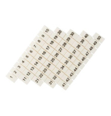 Маркеры для JXB-ST 4 с нумерацией 1-50 (уп.100шт) PROxima EKF zb-st-4-1-50