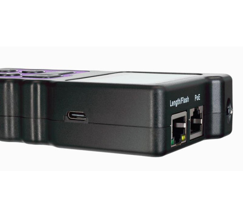 Тестер кабельный многофункциональный NetGeeks NP40 фиолет. Ermenrich 84549