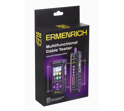 Тестер кабельный многофункциональный NetGeeks NP50 Ermenrich 84555