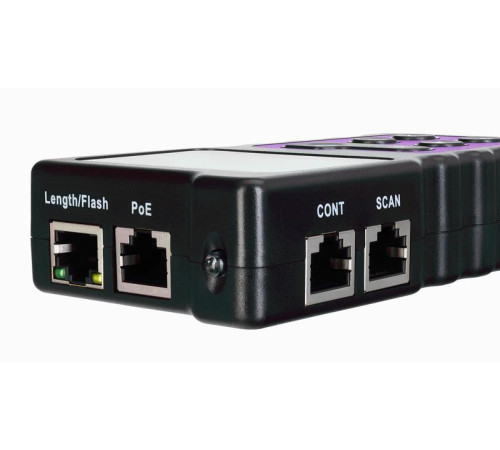 Тестер кабельный многофункциональный NetGeeks NP40 фиолет. Ermenrich 84549