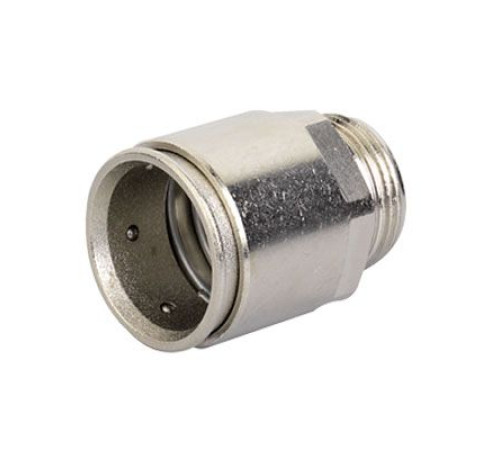 Муфта труба-коробка d16мм IP66/IP67 М16х1.5 никелир. латунь DKC 6111-A16N