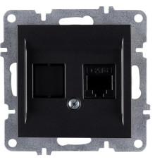 Розетка компьютерная LAVIN/KAREN RJ45 кат.6 механизм черн. ARVIA 50 07 2000 247