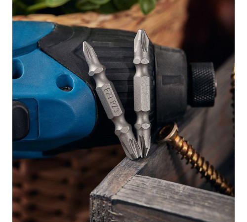 Мини-набор бит двусторонних PZ2xPZ2 PZ1xPZ3-50мм (блист. 2шт) Kranz KR-92-0453