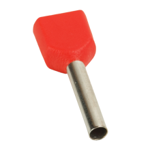 Наконечник штыревой втулочный под два провода НШвИ2 OptiKit T-Shv2-PVC- 1.5-12 (уп.100шт) КЭАЗ 278048