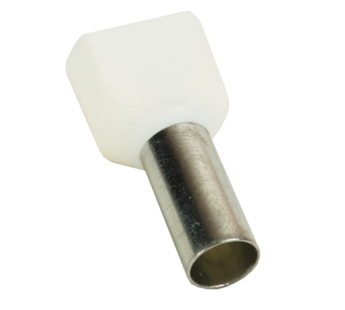 Наконечник штыревой втулочный под два провода НШвИ2 OptiKit T-Shv2-PVC- 10-14 (уп.100шт) КЭАЗ 278053