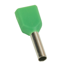 Наконечник штыревой втулочный под два провода НШвИ2 OptiKit T-Shv2-PVC- 1.0-8 (уп.100шт) КЭАЗ 278045