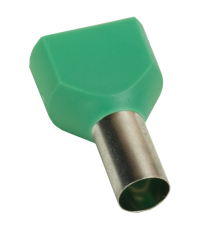 Наконечник штыревой втулочный под два провода НШвИ2 OptiKit T-Shv2-PVC- 16-14 (уп.100шт) КЭАЗ 278054
