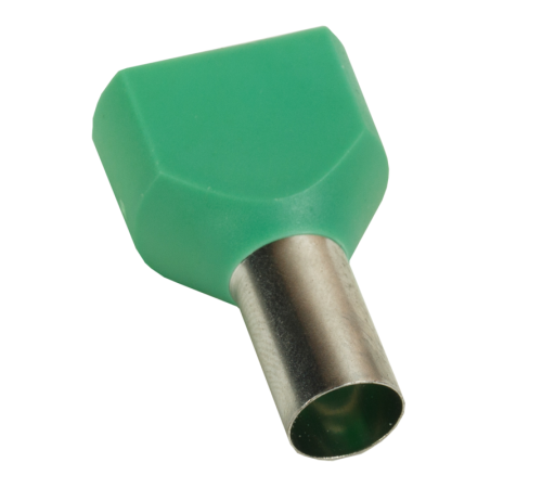 Наконечник штыревой втулочный под два провода НШвИ2 OptiKit T-Shv2-PVC- 16-14 (уп.100шт) КЭАЗ 278054
