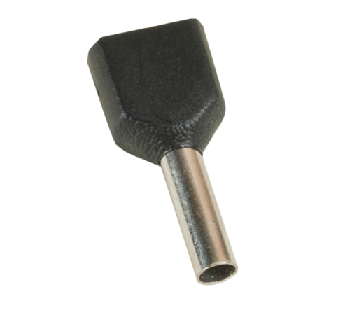 Наконечник штыревой втулочный под два провода НШвИ2 OptiKit T-Shv2-PVC- 1.5-8 (уп.100шт) КЭАЗ 278047