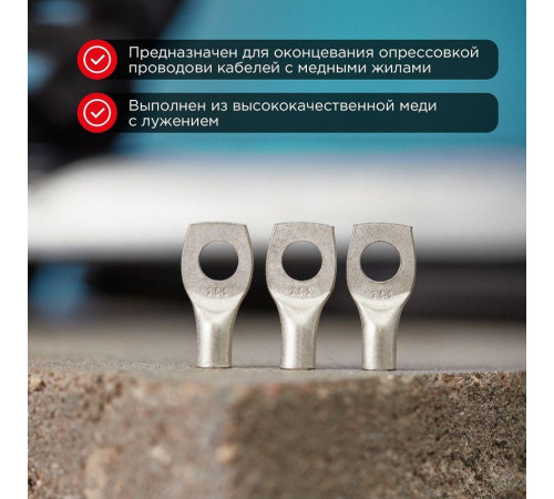 Наконечник ТМЛ 25-8-8 Rexant 07-5314