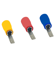 Наконечник штыревой плоский НШпИ OptiKit T-Shp-PVC-1.5-2.5 (уп.100шт) КЭАЗ 278021