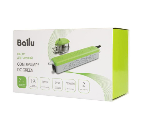 Насос дренажный CondiPump DC Green (проточный 21л/ч) Ballu Machine НС-1605963