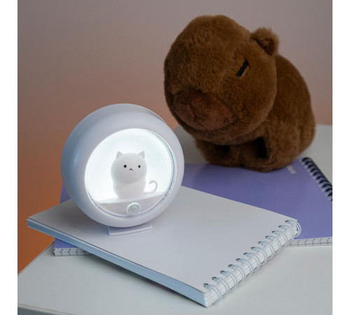 Светильник светодиодный TS8-CAT-SENS 1Вт 6500К IP22 ночник аккумулятор 400мА.ч датчик движения магнитное крепление с клеевым слоем JazzWay 5062016