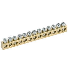 Шина нулевая 6х9 13 отверст. TEKFOR IEK TF-KP00D-SN-13