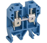 Клемма винтовая КВИ-6кв.мм синяя IEK YZN30-006-K07