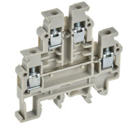 Колодка клеммная CTS-ML 2 ур. 4кв.мм сер. IEK YCT13-00-2-K03-004