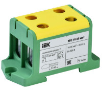 Клемма вводная силовая КВС 16-95кв.мм. 2-ряд. PE IEK YZN23-095-K52