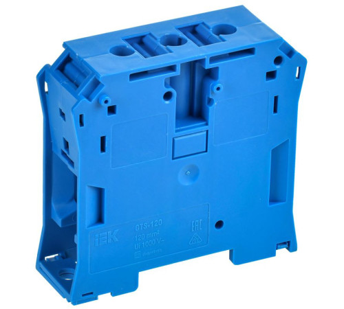 Колодка клеммная CTS 120кв.мм син. IEK YCT10-00-K07-120