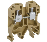 Клемма винтовая КВИ-6кв.мм желт. IEK YZN30-006-K05