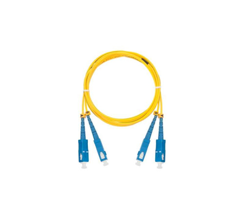 Патч-корд NMF-PC2S2C2-SCU-SCU-001 волоконно-оптический соед. одномод. 9/125мкм стандарта OS2 SC/UPC-SC/UPC двойн. LSZH нг(В)-HFLTx 2мм желт. 1м NIKOMAX NMF-PC2S2C2-SCU-SCU-001